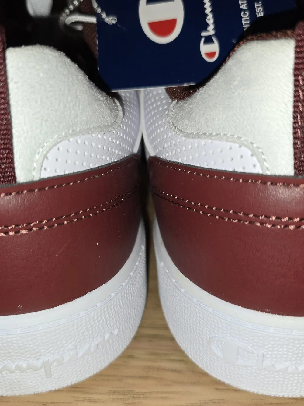 CHAMPION MENS SHOES MAROON/WHITE SIZE 11.5 BRAND NEW/NO BOX/CASUAL/SPORTS